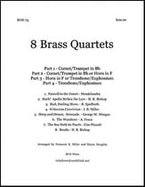 EIGHT BRASS QUARTETS BRASS QUARTET P.O.D. cover